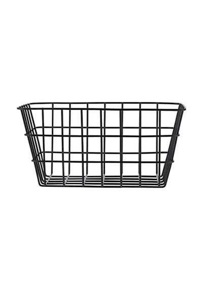Banyo Sepeti "viana" Mat Siyah, Mat Yüzeyli Saklama Sepeti, Açık Telli Tasarım, Kozmetik Vb. Eşyalarınızı Tutar. Ulaşılabilir, Metalden Yapılmış, 18x25x12 Cm 000 Açık Krem