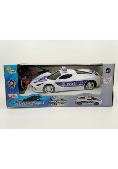 Full Fonksiyon Uzaktan Kumandalı Pilli Panter Polis Arabası