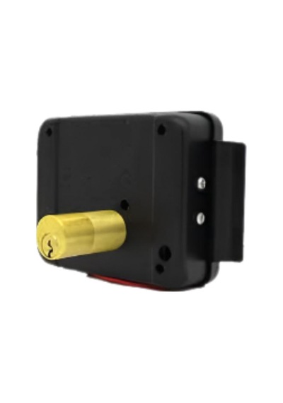 Elektrikli Kapı Otomatiği Butonlu Barelli 50 Mm Black
