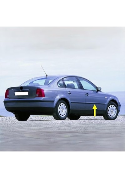 Sağ Ön Kapı Çıtası Siyah Plastik 3b0853516 Vw Passat B5 İle Uyumlu 1997-2000
