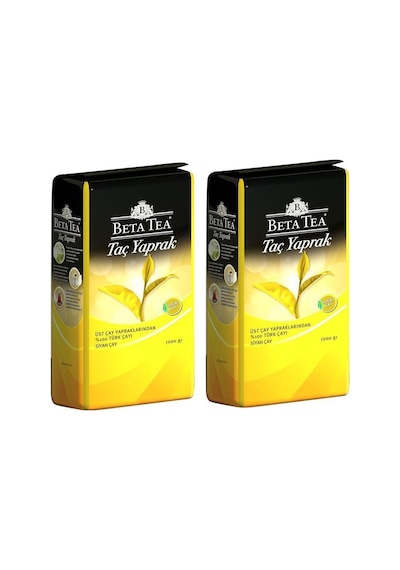 Beta Tea Taç Yaprak Siyah Çay 2 x 1 KG