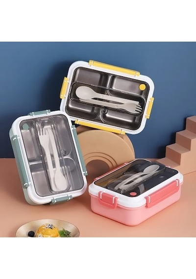 Vagonlife Lunch Box Sefer Tası Yemek Kabı Vagonlife Pembe Vgn528