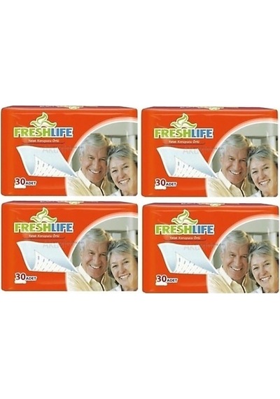 Freshlife Serme Hasta Alt Bezi Yatak Koruyucu 4 x 30'lu 120 Adet