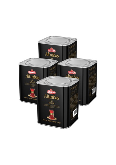 Altınbaş Çayı Teneke Kutu Sade 100 Gr. Dörtlü Paket