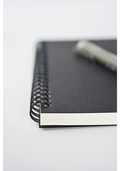 Defter Çizgili Siyah 17x24cm Çok Renkli