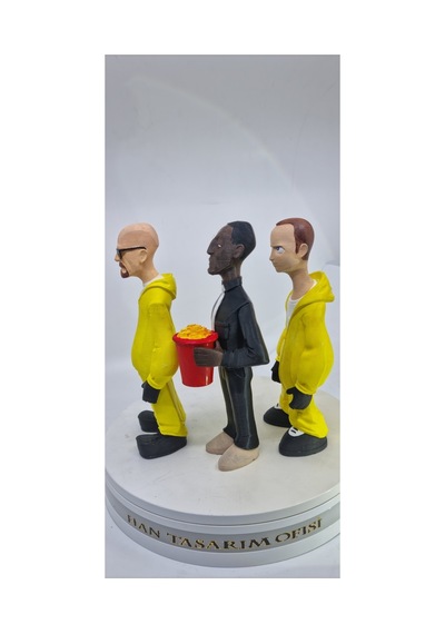 Breaking Bad 3 Lü Figür Set 20 Cm Walter White Jesse Pinkman Gustavo Fring