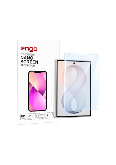 Samsung Galaxy Z Fold8 İle Uyumlu Dış Ekran Koruyucu 5.5 İnç Sm-f971 9h Nano Esnek Kırılmaz Cam Çizilmeye Dayanıklı