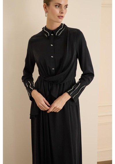 Senna Lumıere Dress Siyah Siyah