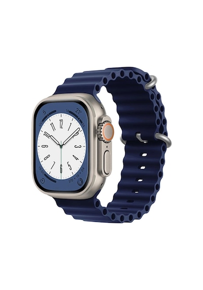 Forzacase Apple Uyumlu  Watch Se 3 40mm İçin Oluklu Ocean Silikon Kordon Kayış - Fc006