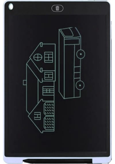 Elektronik 12 İnç Beyaz Lcd Yazma Tableti Çizim ve Yazı Tahtası