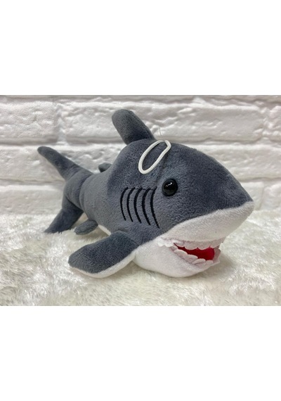 Baby Shark Peluş Köpek Balığı 25 Cm Gri