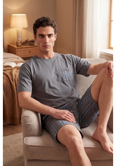 Buratti Erkek Pijama Takımı 6572021 Füme