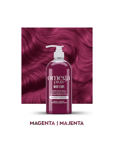 Omega Plus Bad Girl Majenta Amonyaksız Renkli Saç Boyası 250ml