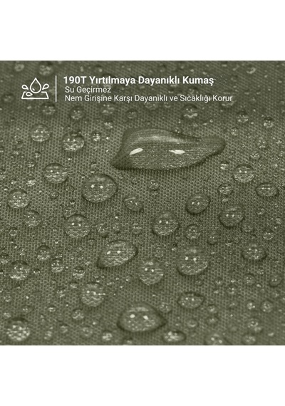 Kingcamp Oasis 250 Ultralight Uyku Tulumu Olive Sol F. Yeşil