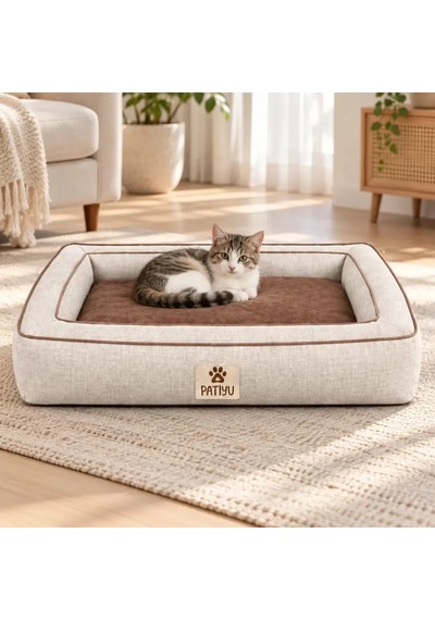 Kedi Köpek Yatağı Noble Yatak - Krem / Medium