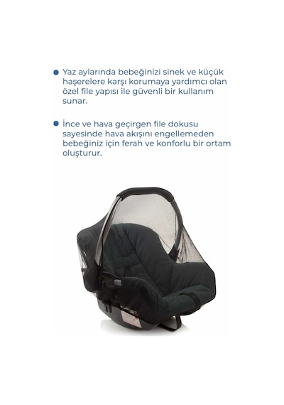 Babyjem Ana Kucağı Sinekliği Siyah