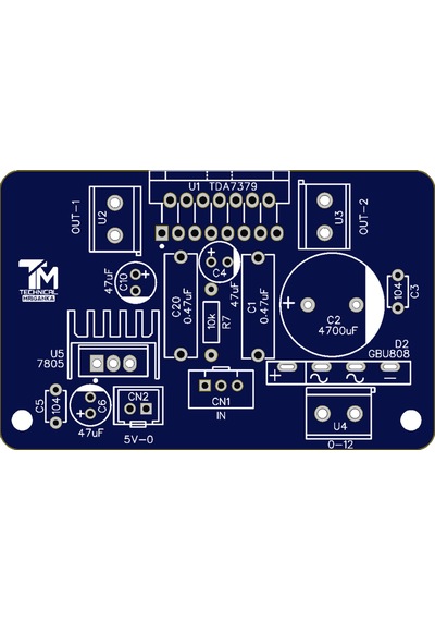 38 38 Watt Stereo Çift Kanal Amfi Devresi Tda7379