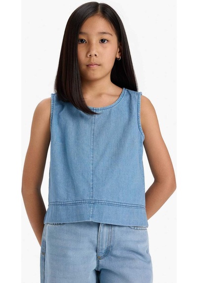 DeFacto Kız Çocuk Kolsuz Jean Bluz E6194A825SMNM28