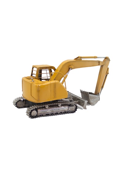 Dekoratif Metal Ekskavatör İş Makinesi C0794