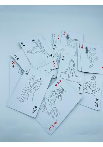 Kamasutra İskambil Kağıtları -pozisyon Oyunkartları//54lü-a/30