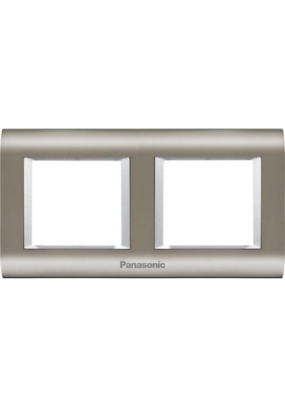 Viko Panasonic Thea 2x2m Sistema Inox+metalik Beyaz Çerçeve - Wvtf18485ın-tr