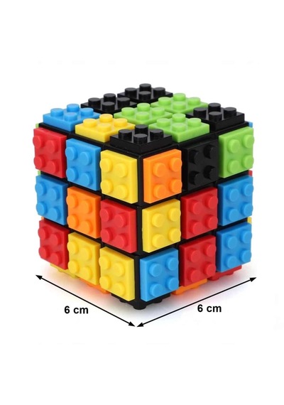 Blok Parçalı Eğitici Sabır Ve Zeka Küpü 6x6cm.