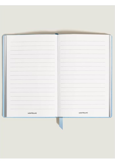 Montblanc Saffiano Deri Açık Mavi Küçük Boy Defter 135032