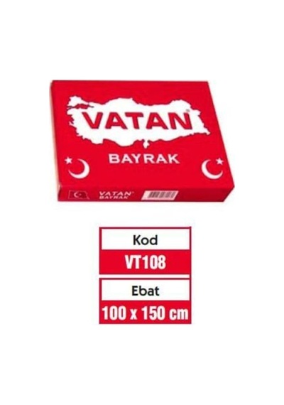Vatan Türk Bayrağı 100x150 Cm Diğer