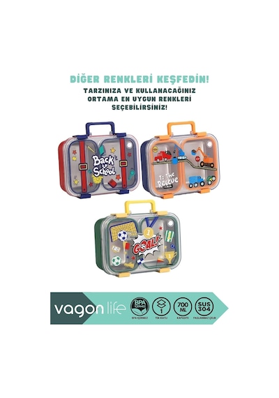 Bento 700ml Lunchbox Desenli Tek Katlı 2 Bölmeli Kulplu Sızdırmaz Paslanmaz Çelik Sefer Tası Çocuk Okul Yemek Kutusu Metal Kaşık Ve Chopstick Hediyeli Bpa Yok - Lacivert Çok Renkli Bento 700ml Lunchbox Desenli Tek Katlı 2 Bölmeli Kulplu Sızdırmaz Paslanmaz Çelik Sefer Tası Çocuk Okul Yemek Kutusu Metal Kaşık Ve Chopstick Hediyeli Bpa Yok - Lacivert Çok Renkli