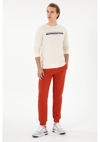 U.s. Polo Assn. Erkek Kiremit Eşofman Altı 50289054-vr031 Kiremit