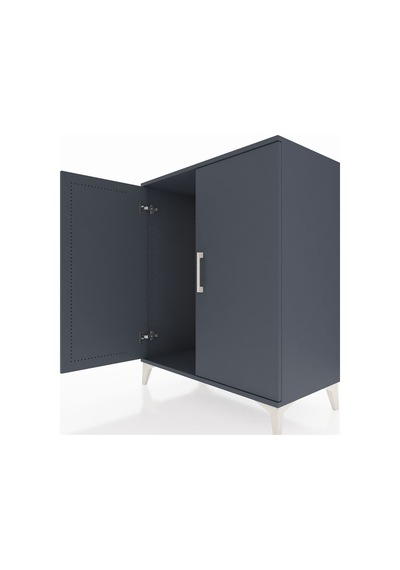 Hyperion Şifonyer 2 Kapaklı 88x44x106 Antrasit-antrasit Antrasit