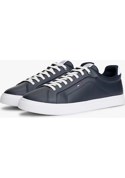 Tommy Hilfiger Icon Court Hafif Essential Erkek Mavi Sneaker Fm0fm05678dw5 Mavi