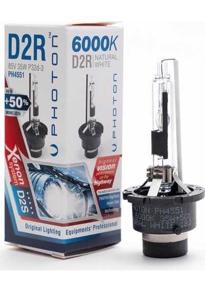 Photon D2r 6000k Xenon Ampul +%50 Fazla Işık Oem Ampul