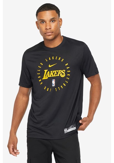 Nike Nba Los Angeles Lakers Legend Practice Tee Black Grafik Baskılı Erkek Tişört Siyah