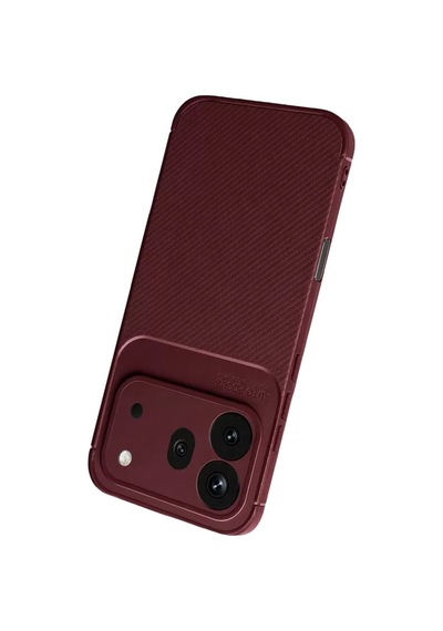 Mey İthalat Huawei Honor 600 Pro Auto Focus Karbon Kapak - Bordo