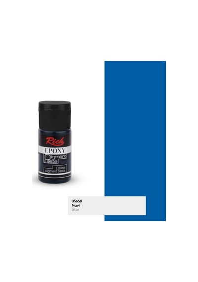 Epoksi Pigment Pasta Mavi Mavi