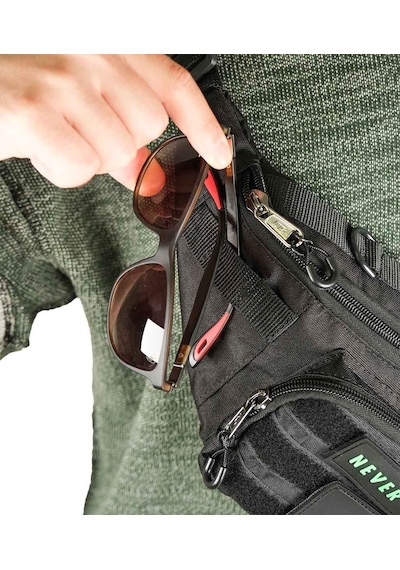 Musclecloth Tactical Cross Bag Omuz Çantası Siyah