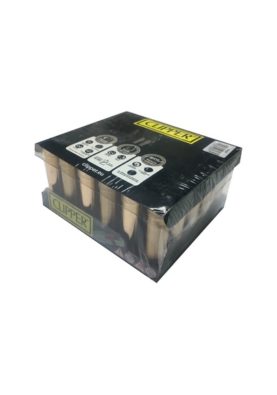 Clipper Metal Kaplama Kılıflı Bronz Çakmak 30 Adet 7975
