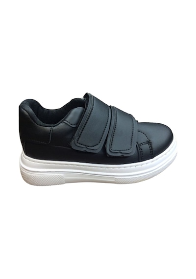 Ortopedikal 1087 Kız Çocuk Siyah Cırtlı Sneaker Günlük Spor Ayakkabı Siyah