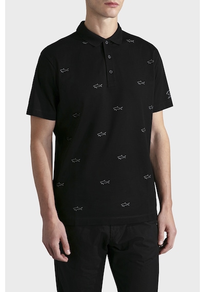 Paul & Shark Erkek Polo Yaka T Shirt 23411252 011 Siyah SIYAH Siyah