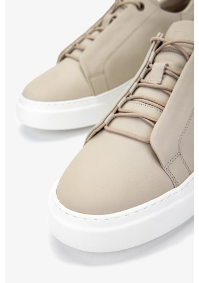 Valmenti Erkek Hakiki Deri Sneakers & Spor Ayakkabı 965 2617 Erk Ayk Y25 Bej Zuma Bej