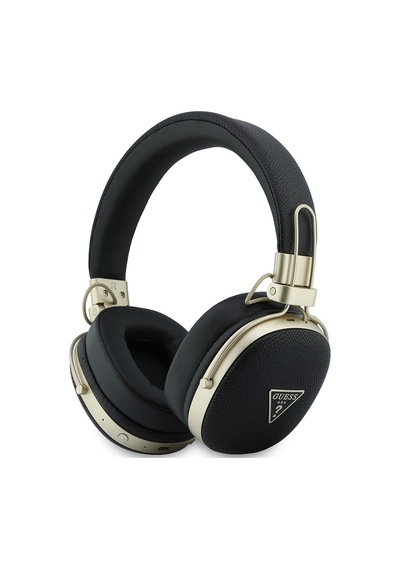 Guess Lisanslı Enc Teknolojili PU Üçgen Metal Logo Bluetooth 5.4 Kulak Üstü Kulaklık