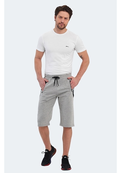 Slazenger NEACEL Erkek Cepli Kapri Gri Şort