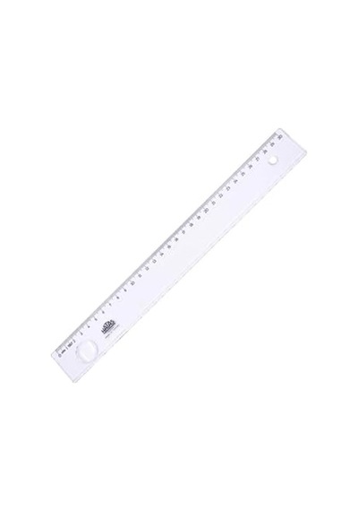 Hatas Mercekli Şeffaf Cetvel 30cm Genel