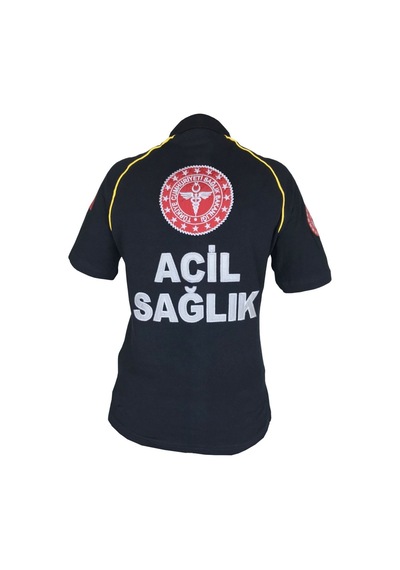 Yeni Acil Sağlık Lakost Kısa Kol T-shirt Lacivert