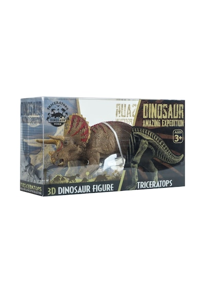 Sert Plastik Dinozor Figürü Triceratops