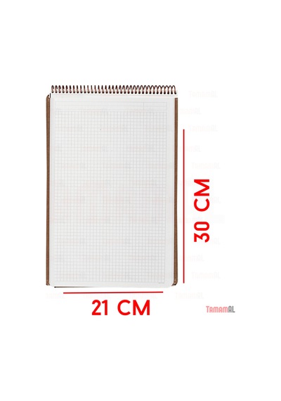 Gıpta A4 Dik Spiralli Çizgili Kareli Pp Kapak Defter Bloknot
