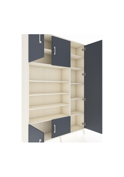 Arges Dolap 11 Raflı 5 Kapaklı 132x30x195 Aytaşı-antrasit/aytaşı Aytaşı Arges Dolap 11 Raflı 5 Kapaklı 132x30x195 Aytaşı-antrasit/aytaşı Aytaşı