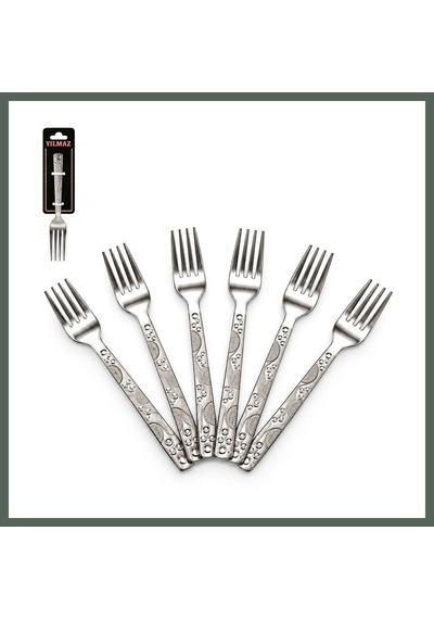 Bezos Boncuk Yemek Çatalı Bzstk Çok Renkli