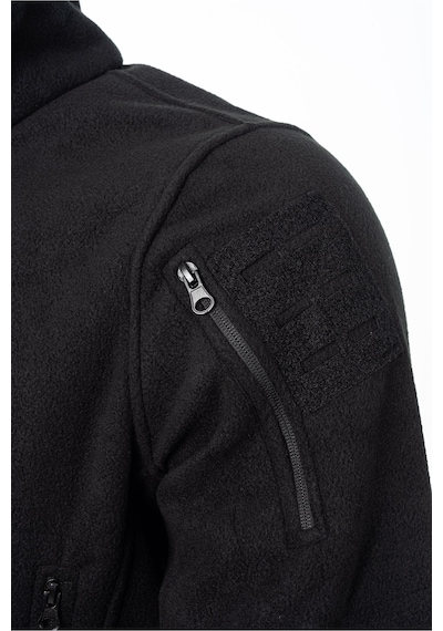 Karcamp 351 Model 5 Cepli Unisex Polar Mont Ceket Siyah